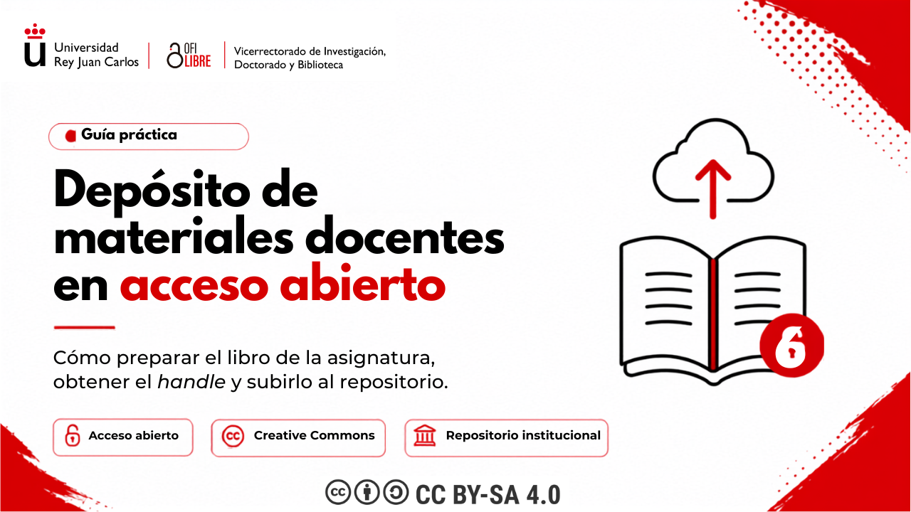 Depósito de materiales docentes en acceso abierto